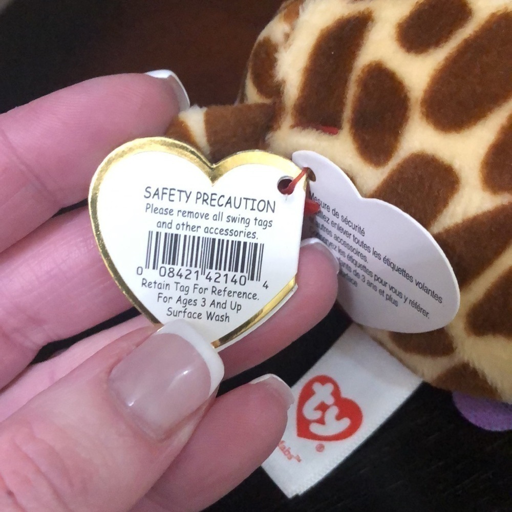 TY Mabs Giraffe - Teeny 4 inch - mini bean… - Picture 8 of 9